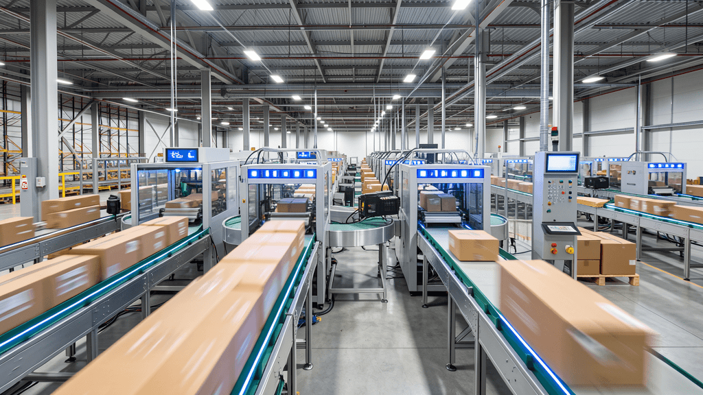 E-commerce automated sortation and fulfillment center