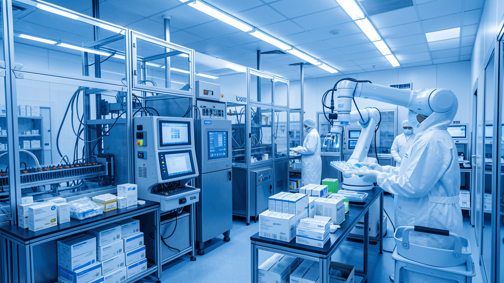Pharmaceutical cold chain warehouse automation
